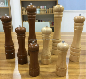 En bois salière <span class=keywords><strong>et</strong></span> poivrière Sel <span class=keywords><strong>et</strong></span> poivre ensemble en bois <span class=keywords><strong>et</strong></span> En Bois moulin à épices - Product Image 6