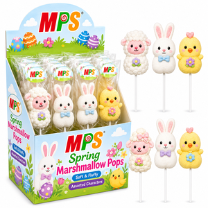 MPS Divertenti Lecca-lecca a Forma <span class=keywords><strong>di</strong></span> Cartone Animato, Varie Forme, Gusti alla Frutta, Caramelle Aspre e Marshmallow all'Ingrosso - Product Image 3