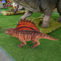 Anpassbarer Interaktiver Mobiler Roboterhund Animatronischer Dinosaurier in Form eines Heterodonten Dinosauriers