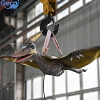 Modèle de dinosaure de grande taille pour parc d'attractions, animatroniques de dinosaures, fabricants de dinosaures animatroniques sur mesure, pterosaure