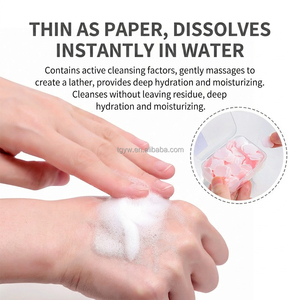 Saponette Portatili a Forma di Fiore, Fogli di Sapone Usa e Getta Profumati per Lavaggio Mani, Mini Sapone in Provetta per Campeggio ed Escursionismo - Product Image 5