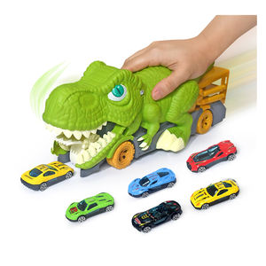IDS Fun inosaur ranransport rurucks con 6 Alloy ar oys ininosaur evevourer con Car torage at AT y OOP inosaur oys - Product Image 1