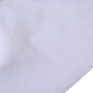 Tissu éponge en pur coton, largeur 1,8 m, blanc, absorbant l'humidité, couleur et taille personnalisables - Product Image 4