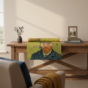 Printed Canvas Art Deco Panel Van Gogh's 'Postman Roulin' Portrait Rolled <b>Poster</b> for Hanging Wall Decoration - Product Image 3