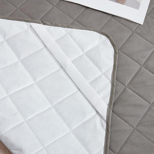 Protège-matelas, <span class=keywords><strong>drap</strong></span> de lit matelassé imperméable anti-dérapant pour la maison, doux et confortable, plus de couleurs, plus d'options - Product Image 3