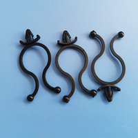 T4917 Anneau de reliure de câble de siège en fil torsadé pour montage en nylon Boucle de reliure de câble Pince de câble de forme ronde