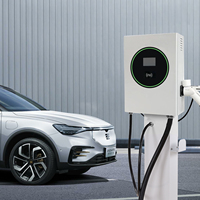 Estación de Carga para Vehículos Eléctricos de Pared, 15kw 20kw 30kw 40kw, Cargadores para Vehículos Eléctricos CCS 1/CCS2/GB/T, Cargador Rápido para Vehículos Eléctricos