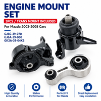Support moteur 3 pièces de remplacement pour voitures Mazda 2003-2008, support de transmission inclus, 3 GJ6G-39-070 GJ6A-39-060 GK2A-39-04XB