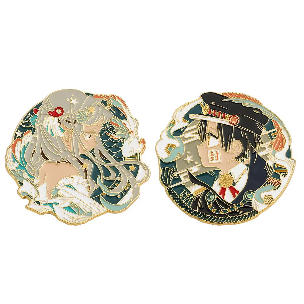 Anime Sieraden Accessoires Toilet Gebonden Hanako Kun Schattige Emaille Metalen Broche Pin