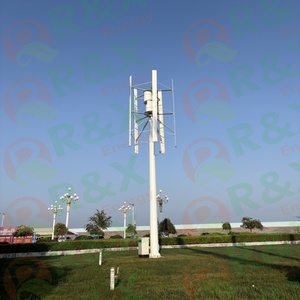 Generador Eólico Vertical Trifásico R&X de Baja Velocidad del Viento, 10KW, con Aspas de Vidrio/Basalto, Salida de 96V-380V, 5000W 10KW - Product Image 3