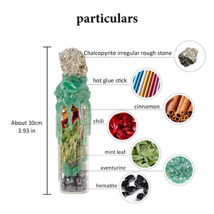 ขวดคริ<span class=keywords><strong>ส</strong></span>ตัลไพไรต์ทำมือขายส่ง ขวดเวทมนตร์วิคคา<span class=keywords><strong>ส</strong></span>ำหรับการ<span class=keywords><strong>ส</strong></span>ร้าง<span class=keywords><strong>ส</strong></span>รรค์ความปรารถนาและความเยียวยาทางจิตวิญญาณ - Product Image 2