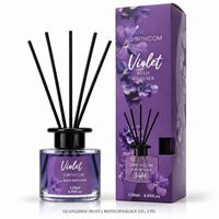 Diffuseur de parfum d'ambiance en gros, bouteille en verre, bâtonnets en fibre, fournisseur d'arômes, usine, logo personnalisé, approvisionnement en vrac