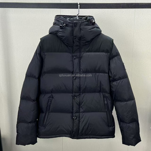 Bomber di Lusso 2025 Stile Vintage Iconico, Nuova Giacca Autunnale <span class=keywords><strong>Uomo</strong></span> con Fantasia Geometrica, Slim, Cappuccio, <span class=keywords><strong>Impermeabile</strong></span> ed Eco-Sostenibile - Product Image 3