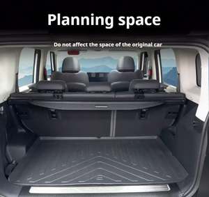 Lona de cuero de fibra de carbono, protector retráctil para equipaje, cubierta de carga trasera para maletero para Chery Icar 03 Jaecoo J6, accesorios - Product Image 2