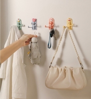 Crochets multifonctionnels en plastique pour notes de musique dortoir étudiant adolescentes salle de bain cuisine murale