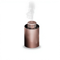 Diffuseur d'air frais pour voiture en métal Danqi, best-seller, alimenté par USB, capacité de 510 ml, minuterie, parfumage automatique tactile, ions négatifs
