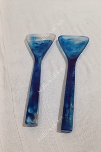 Cuchara de ensalada de resina de tamaño personalizado de alta calidad, herramienta de cocina para el hogar ecológica, diseño de Color único 2025 Apto para lavavajillas - Product Image 2