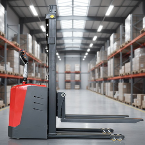 3 Ton Walkie Electric Stacker 3000kg Double Pallet Handling <strong>Truck</strong> - Product Image 1