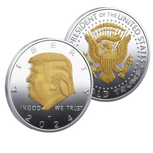 Herdenkingsmunt 2024 45e LIBERTY Thema Metaal Ambachten Gouden en Zilveren Geïmpregneerde Collectiemunt Souvenir - Product Image 1