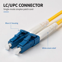 Cordon de brassage fibre optique Simplex LC UPC/LC UPC SM FTTX FTTH FTTR 1m 0.9mm/2.0mm/3.0mm, câble de raccordement, connecteur de fibre optique pour 4G