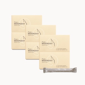 Tampón Aplicador Orgánico Happy Moonday con Super Absorbencia y Material de Algodón Orgánico Suave para Mayor Comodidad e Higiene Femenina - Product Image 6