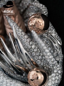 Pendentif unisexe <span class=keywords><strong>Dragon</strong></span> <span class=keywords><strong>Ball</strong></span> <span class=keywords><strong>Z</strong></span> en or 9K/10K entièrement pavé de diamants - Bijoux de luxe Hip Hop Anime (certifié IGI) pour mariage <span class=keywords><strong>et</strong></span> fiançailles - Product Image 6