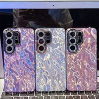 Nouvelle coque de téléphone IMD à texture plume avec lentille à trou de précision pour la série Samsung S26U