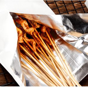 Bolsas Aislantes <span class=keywords><strong>de</strong></span> Material Compuesto <span class=keywords><strong>de</strong></span> Papel <span class=keywords><strong>de</strong></span> Aluminio Antigrasa Personalizadas al por Mayor para Empacar Alimentos para Barbacoas Familiares, Comida para Llevar, Picnics y Fiestas - Product Image 3
