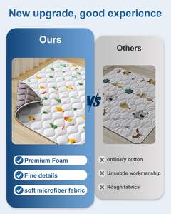 Piso de gimnasio plegable suave y grande personalizado para bebés, alfombrilla para gatear para niños, acolchado grueso, compañero de juegos de espuma para niños y niños pequeños - Product Image 6