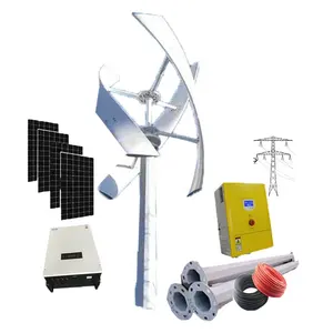 Énergie éolienne et solaire 48V 96V 1kw 3kw 5kw 10KW Générateur d'éolienne à axe vertical en vente