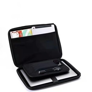 Étui rigide portable pour ordinateur portable, housse de protection noire pour le rangement et les voyages - Product Image 3