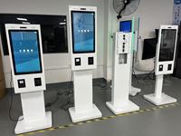 Vente à chaud auto-commande écran tactile système de point de vente auto-paiement machine self service commande paiement kiosque
