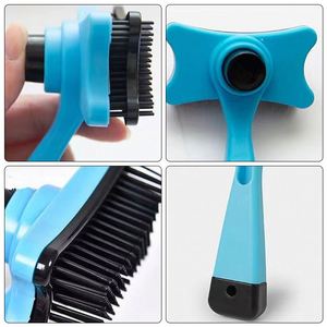 2026 Promotion Hair Remover Cat Dog Self Cleaning Grooming Slicker Comb <b>Brush</b> for <b>Pet</b> - Product Image 4