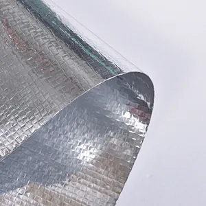 Tela de papel de aluminio de doble cara KANGDA, proveedores de China, barrera de vapor PE, películas decorativas, película de membrana