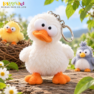 Oferta Especial: Llavero <span class=keywords><strong>de</strong></span> Peluche Personalizado <span class=keywords><strong>de</strong></span> Pato, OEM ODM, Adorable Animal <span class=keywords><strong>de</strong></span> Peluche para Bolsos, Regalos, Mochilas y Recuerdos <span class=keywords><strong>de</strong></span> Fiesta - Product Image 1