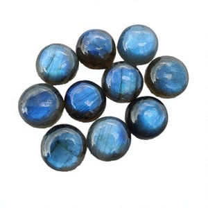 Labradorite noire arc-en-ciel polie à la main, pierre précieuse naturelle en vrac FF pour bijoutiers, 4-20 mm, évaluation tierce pour bagues et bijoux - Product Image 4