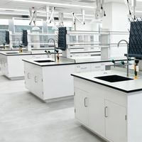 Table de laboratoire en acier massif, résistante aux acides et aux alcalis, avec évier et robinet, vente en gros d'usine
