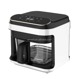 ANWELL Appareil de Cuisine Axé sur la <span class=keywords><strong>Santé</strong></span> Friteuse à Air 5,5 L en Verre Transparent avec Verre Non Toxique et Réglages de Cuisson Ajustables pour la Famille - Product Image 2