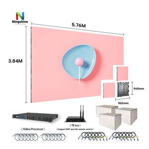 จอแสดงผล LED วิดีโอวอลล์กลางแจ้งสำหรับสระว่ายน้ำ ความละเอียด Full HD P2.5 P4 P5 ขนาด 960x960 มม. ตัวเรือนอะลูมิเนียมหล่อขึ้นรูป HA22 อะลูมิเนียมหล่อขึ้นรูป LED - Product Image 3