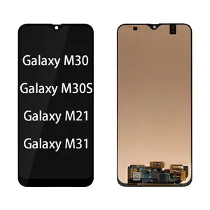 סופר Amoled עבור sumsung נייד טלפון גלקסי M21 M31 M30 M30S M215 M315 M305 M307 LCD תצוגת מסך מגע digitizer