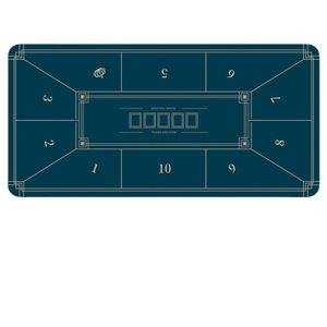 Tapis de poker en caoutchouc pour Texas Hold'em, tapis de jeu carré et rond, nappe de table pour jeux de cartes et d'échecs - Product Image 2