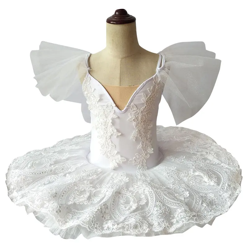 Professional Ballet Performance Wear Swan Lake TUTU Skirt for girls white adult dance dress