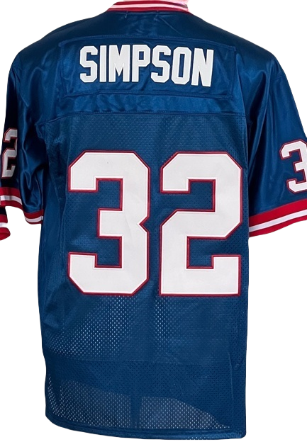 32 OJ Simpson Bleu