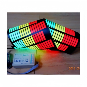 Pegatina para Coche EL con Activación Musical. Para el parabrisas delantero/trasero. Luces Intermitentes que Atraen la Atención de Peatones y Otros Conductores - Product Image 4