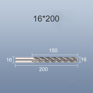 <span class=keywords><strong>Fraise</strong></span> à découper en mousse EVA EPS 12 16 20 mm à fond plat, <span class=keywords><strong>fraise</strong></span> à graver CNC, tige <span class=keywords><strong>extra</strong></span> <span class=keywords><strong>longue</strong></span> - Product Image 2