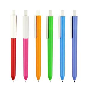 Stylo bille promotionnel pas cher en gros, 0,5 mm, logo personnalisé, stylo en plastique pour hôtel, encre bleue/noire - Product Image 3