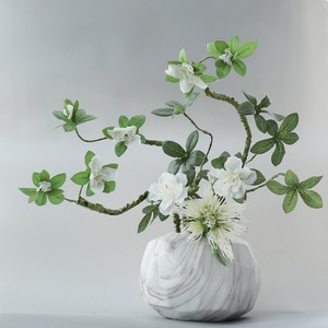 Ramo di Azalea in Schiuma Elastica Morbida ad Alta Simulazione, Design Flessibile per Sfondi Matrimoniali, Ornamenti Artistici e Decorazioni per la Casa - Product Image 1