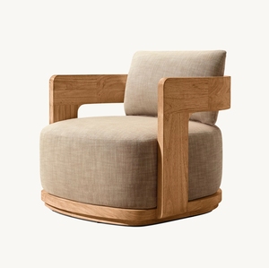 <span class=keywords><strong>BRONTE</strong></span> Mobilier d'extérieur moderne en bois, chaise longue de jardin imperméable, canapé de patio en teck pour hôtel, ensemble de canapés de jardin de luxe - Product Image 1