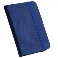 Cahier de notes en cuir imperméable à couverture rigide A7 avec logo personnalisé reliure à spirale planificateur imprimé en papier épais Journal portable