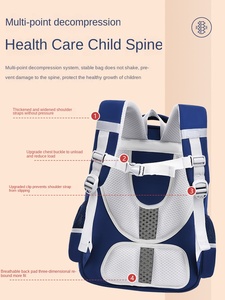 Nouveau <span class=keywords><strong>cartable</strong></span> de mode Oxford pour les élèves du primaire réduire la colonne vertébrale 1-3-6 année garçons filles britannique grande capacité - Product Image 3